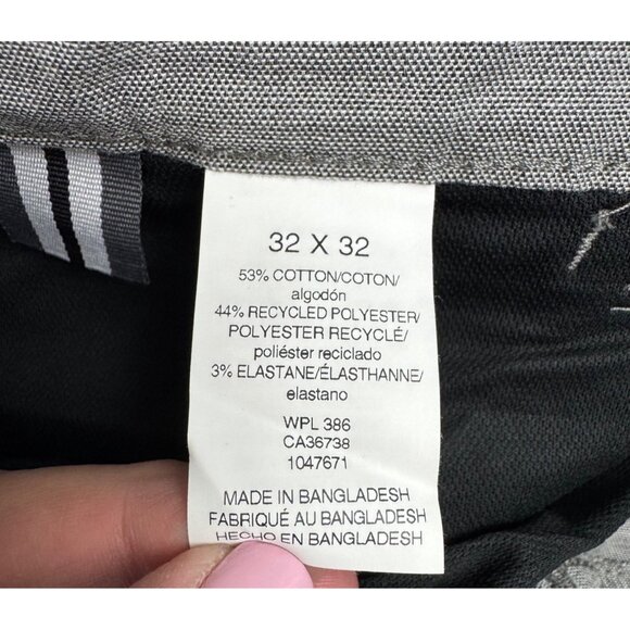 Haggar Mens Slim-Straight City Flex Pants Gray 32x32 Dinner Casual Cocktails - Picture 6 of 12